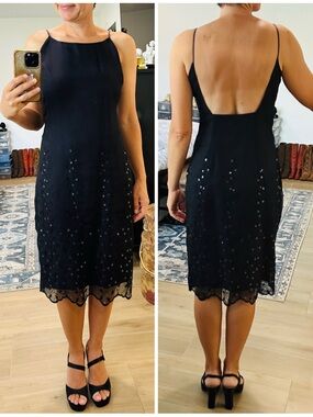 Vintage 90’s Sheer Embroidered Dress